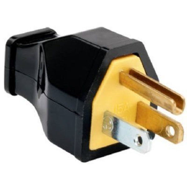 Pass & Seymour 15A Blk Thermop Hd Plug SA399BKCC10